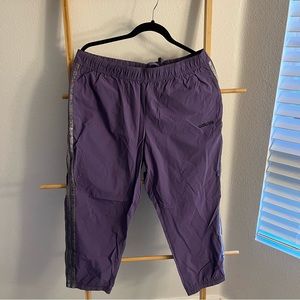 Adidas purple/lavender ankle pants. Size L. Gently worn.